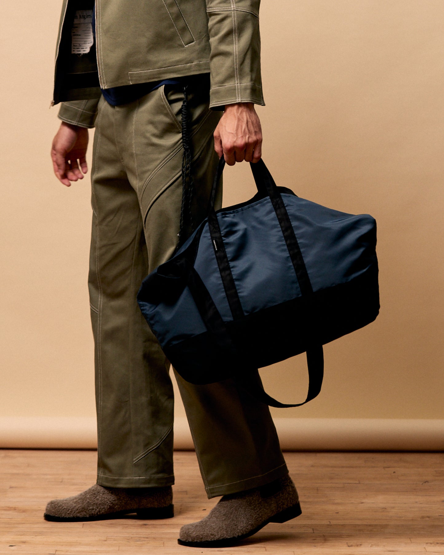 Navy & Black Tote