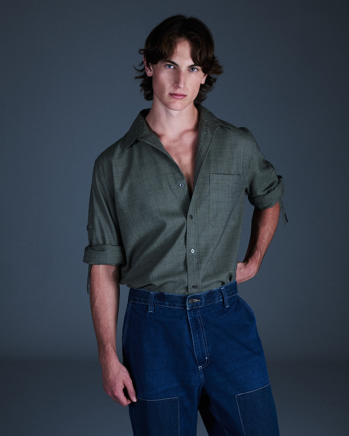 RE: Denim patch pants