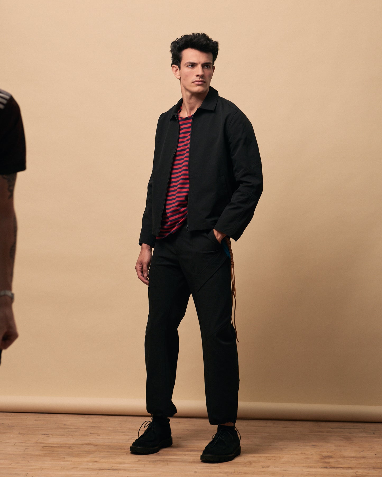 Elvis shirt jacket in black
