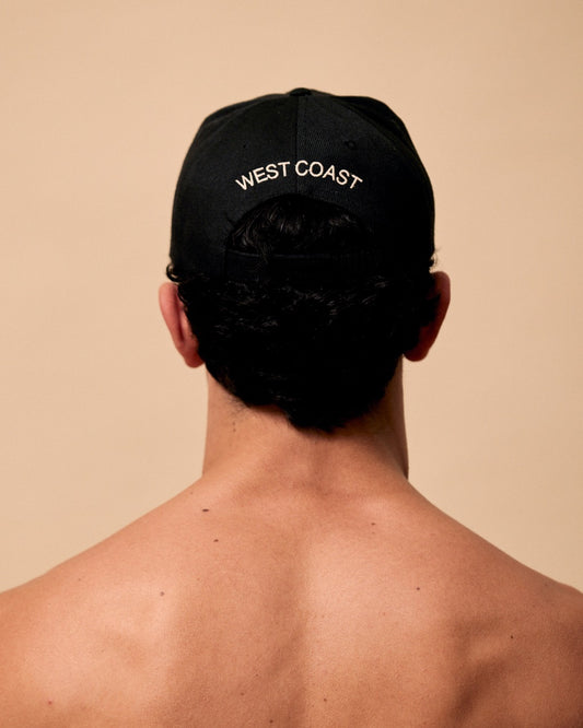 Appliquéd Twill Ball Cap - WEST COAST