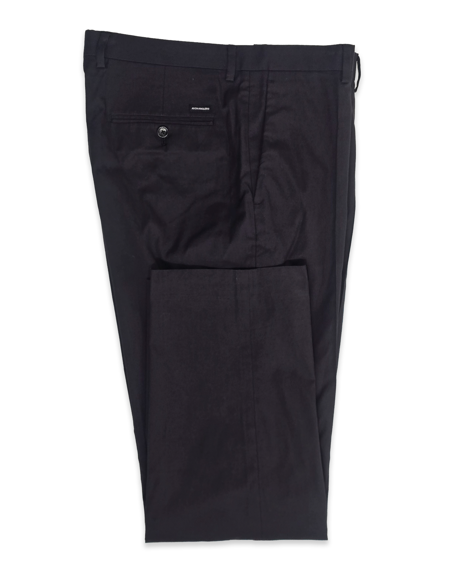RE: Stitched crease trouser in black