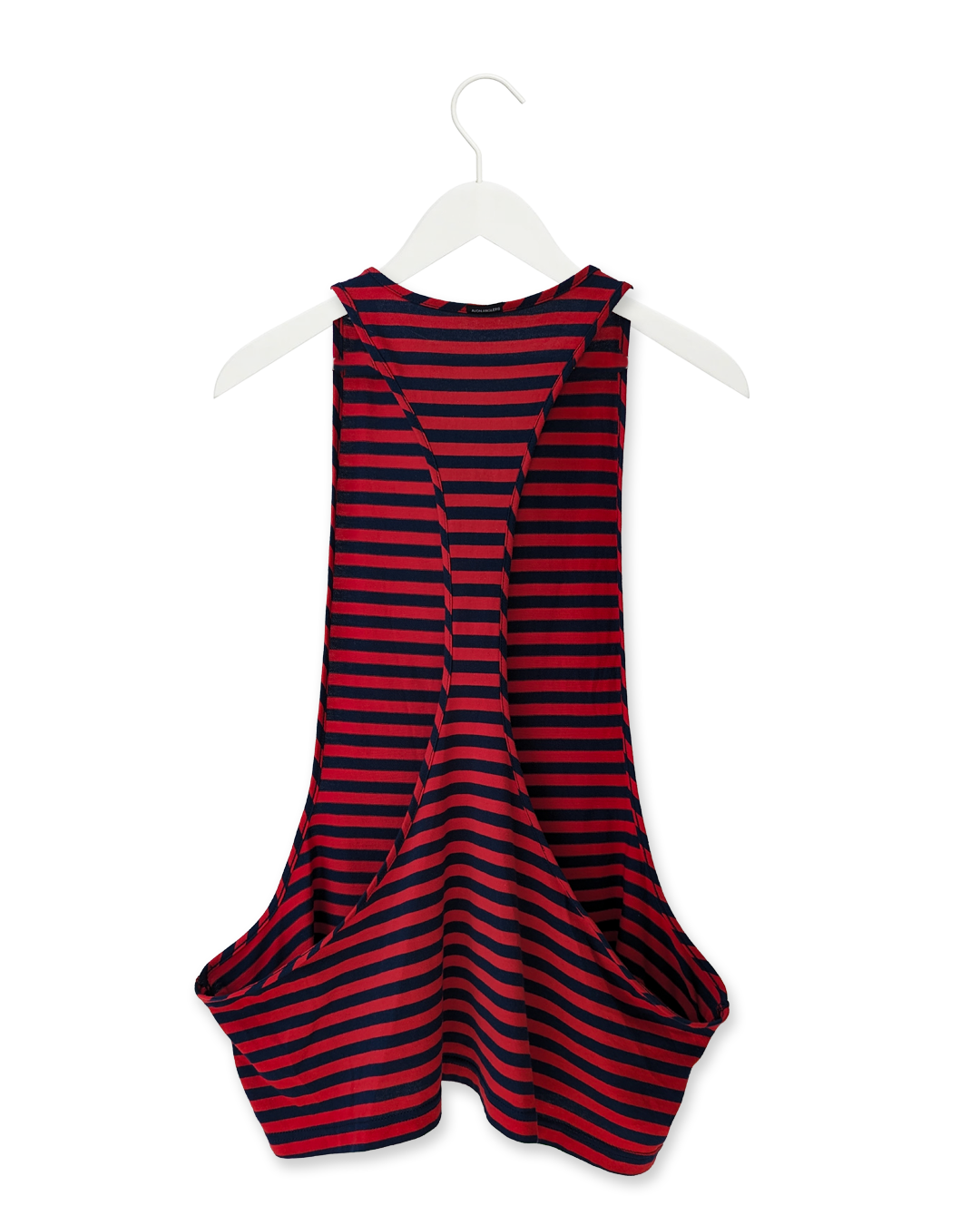 Scoop Tank in Red & Navy Stripe