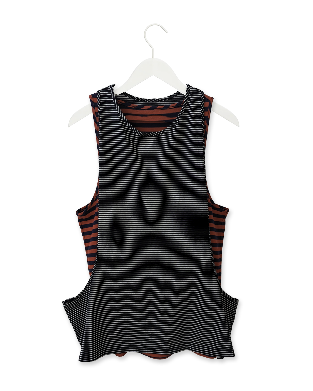 Classic Tank in Red & Navy Stripe