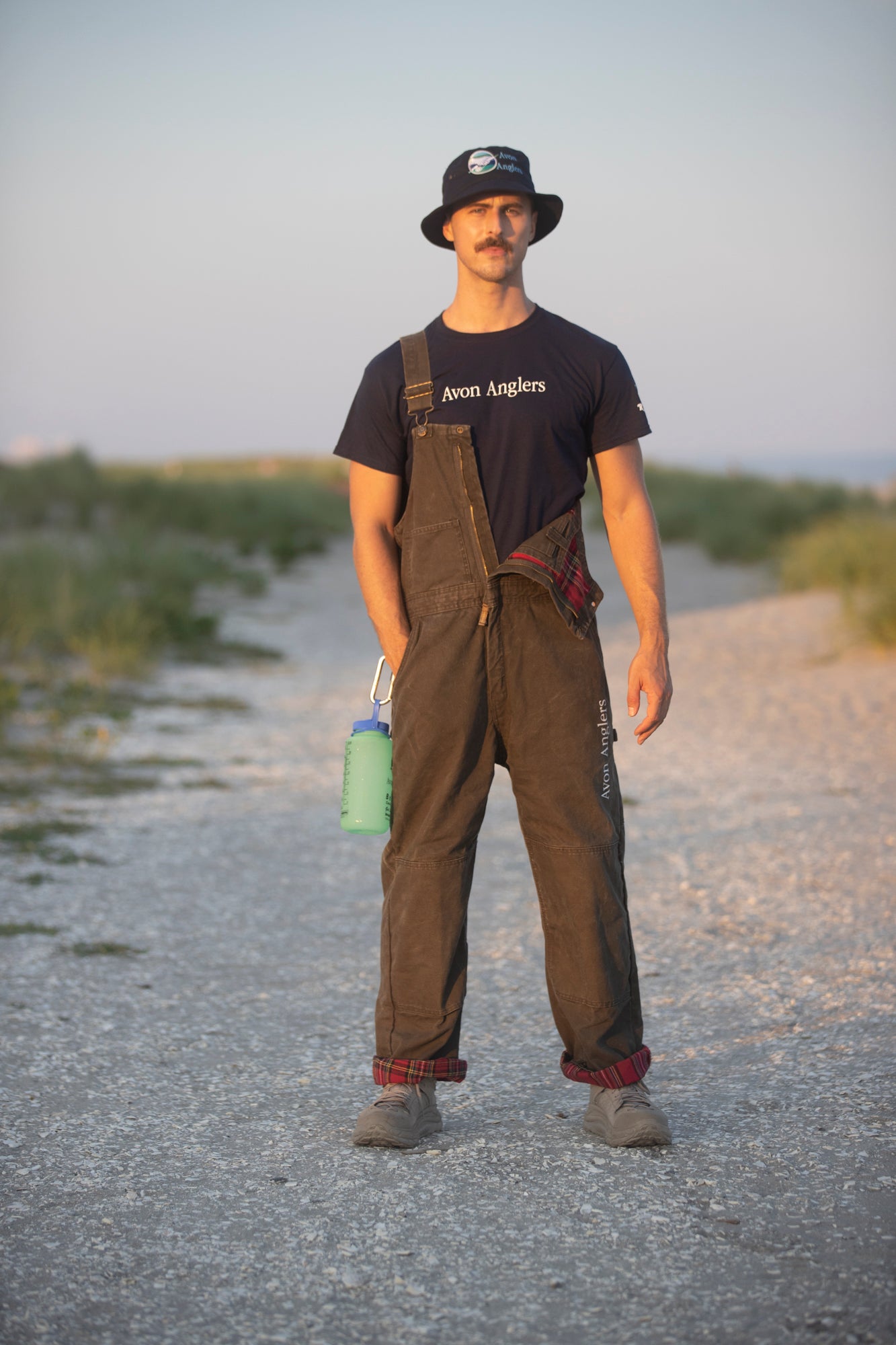 Overall - Green Flannel Lined