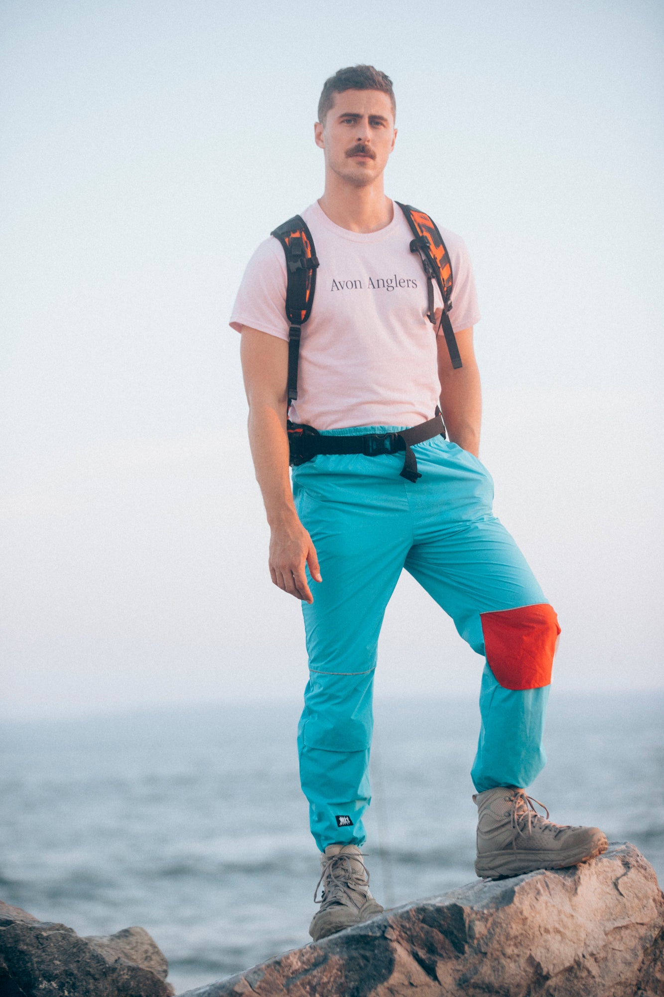 Frank Shorter Track Pant - Blue