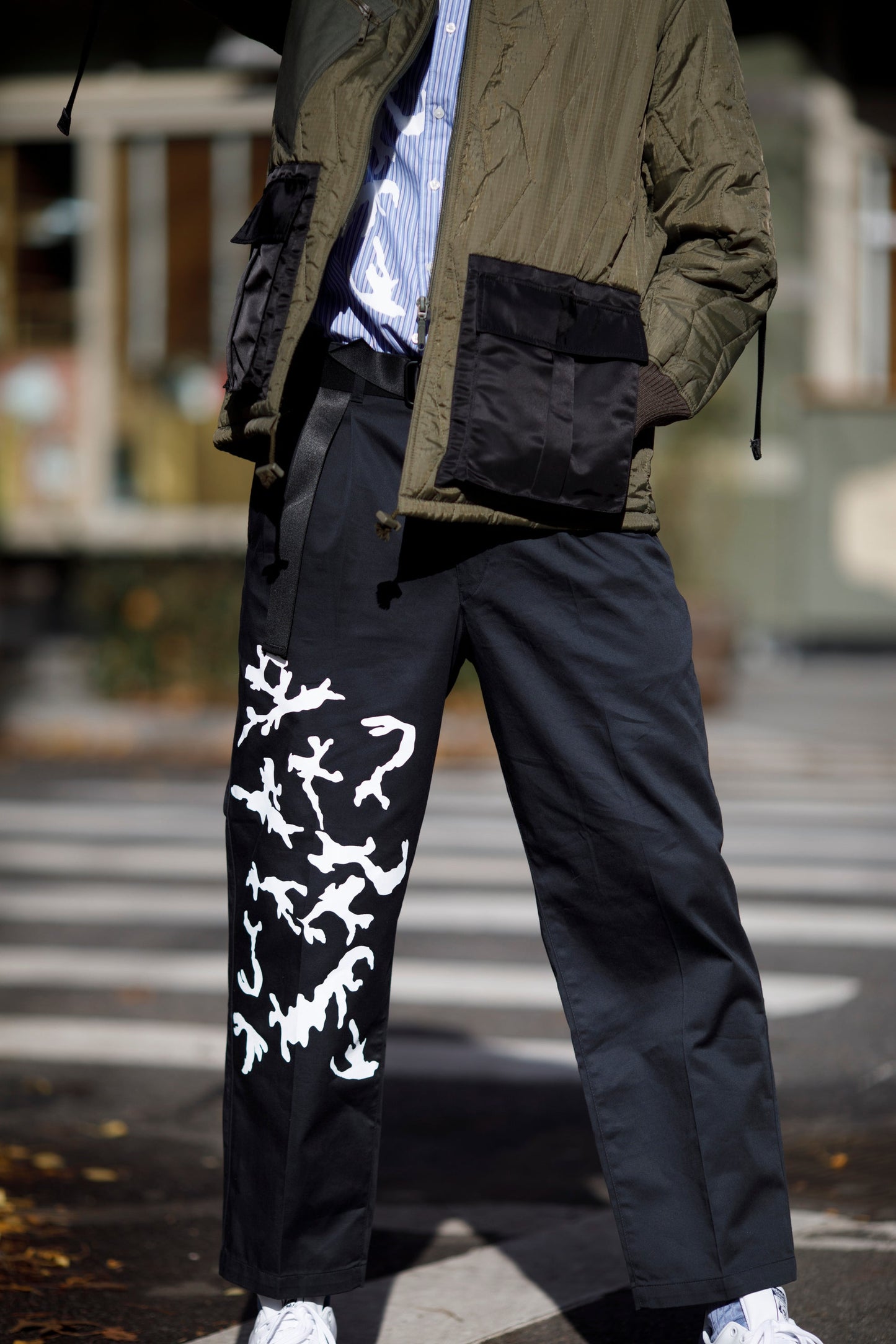 Chino with Rorschach Camo - Dark Navy