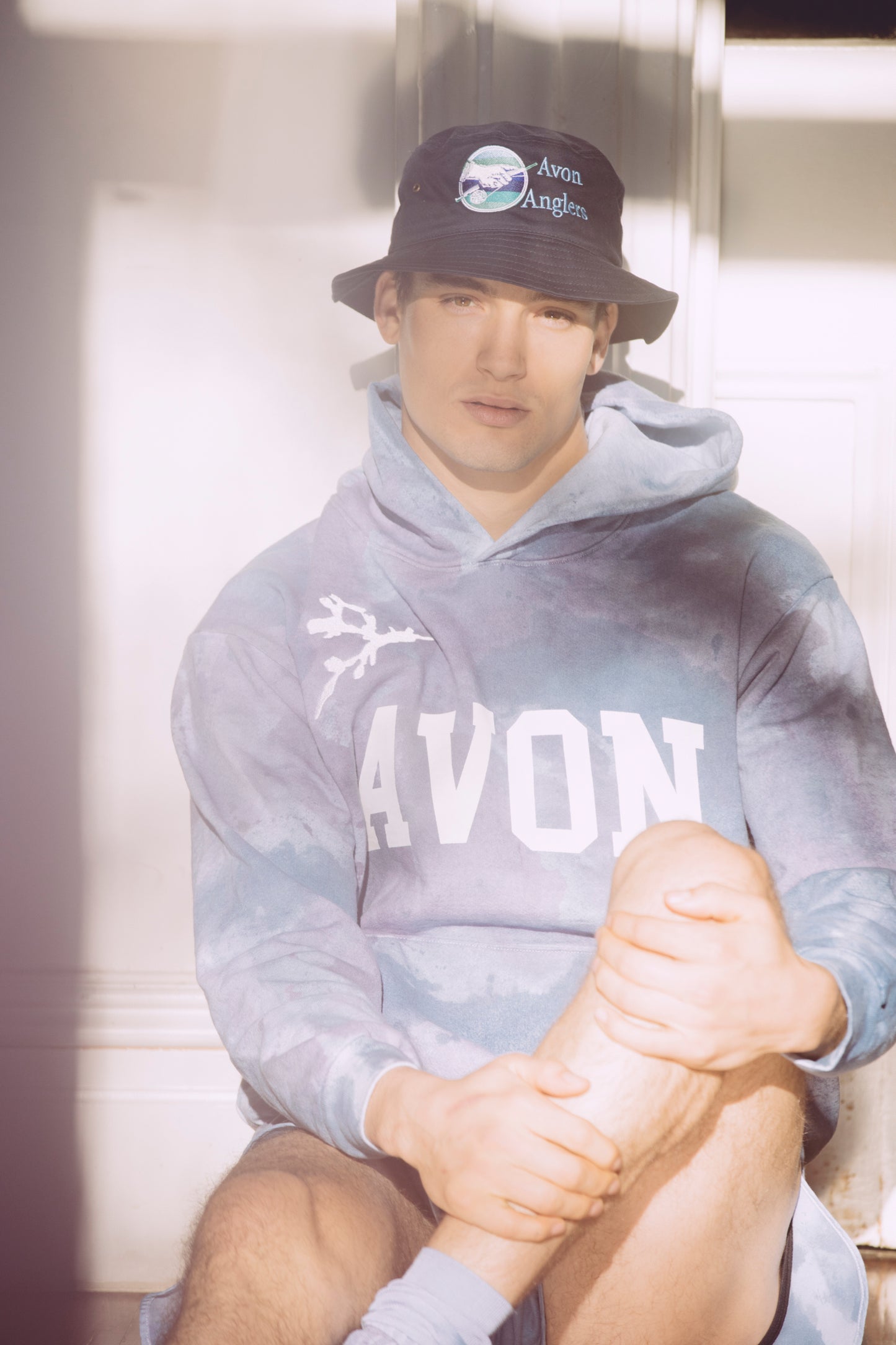Bucket hat in navy