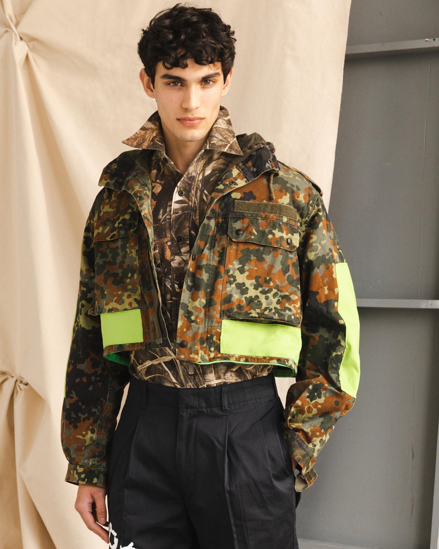 Cropped Parka - Flecktarn & Gecko