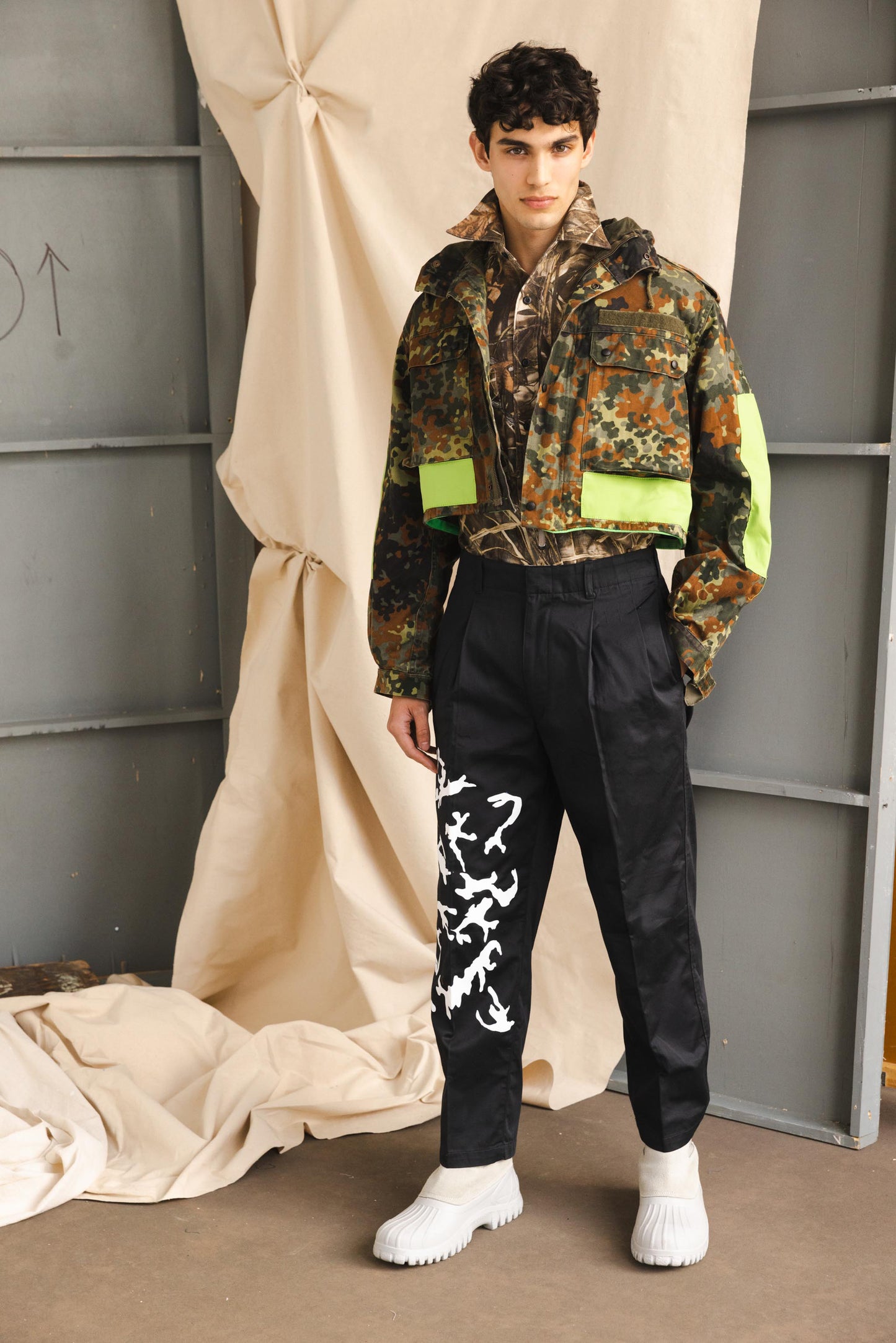 Cropped Parka - Flecktarn & Gecko