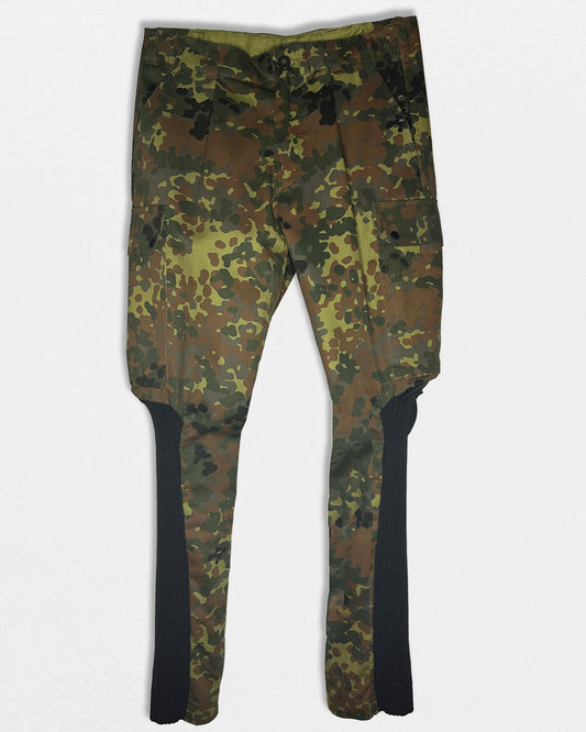 Spliced Woven & Knit Pant - Flecktarn