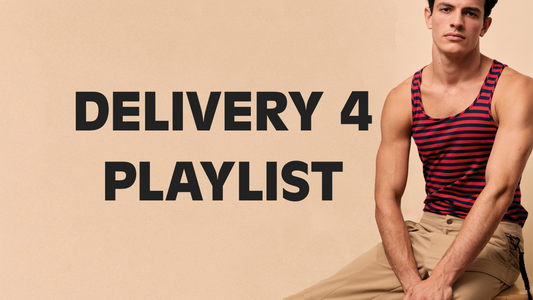 HERO IMAGE FOR AVON ANGLERS DELIVERY 4 PLAYLIST FEATURING MODEL IN STRIPE TANK TOP AND PANTS