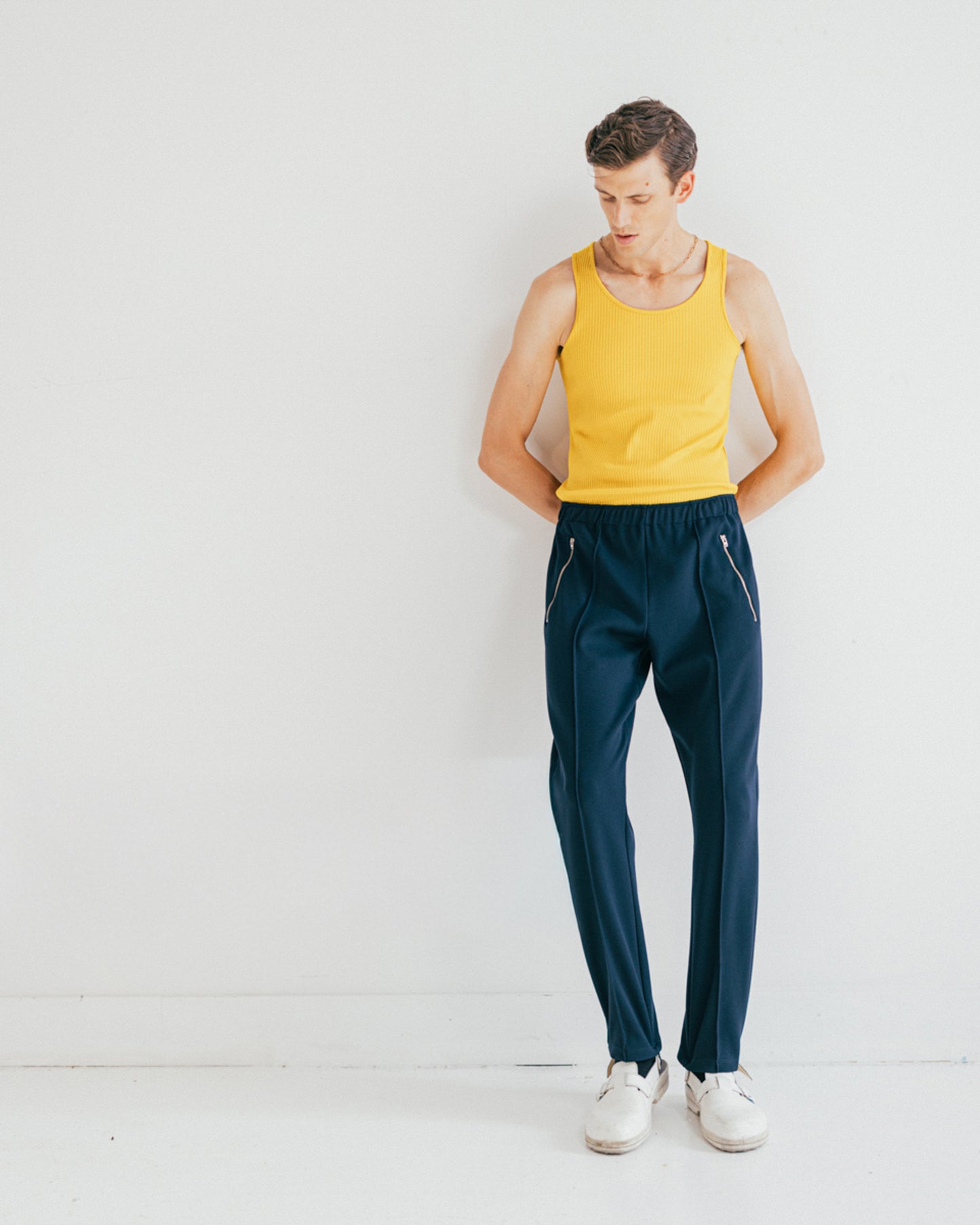 Murray track pants in navy