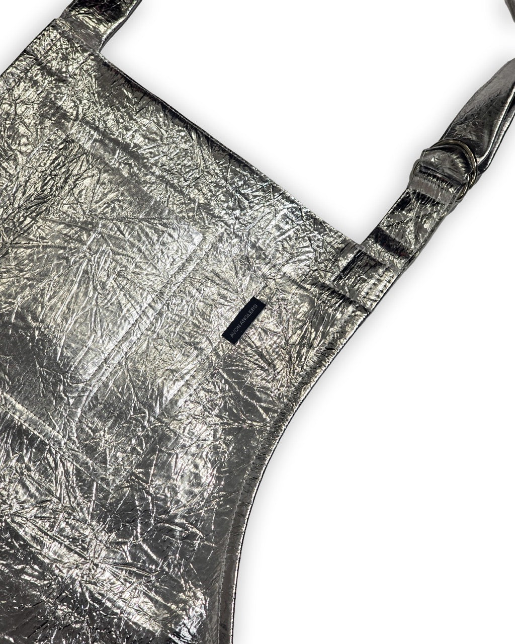 Apron in silver