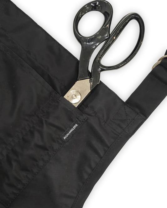 Apron in black nylon