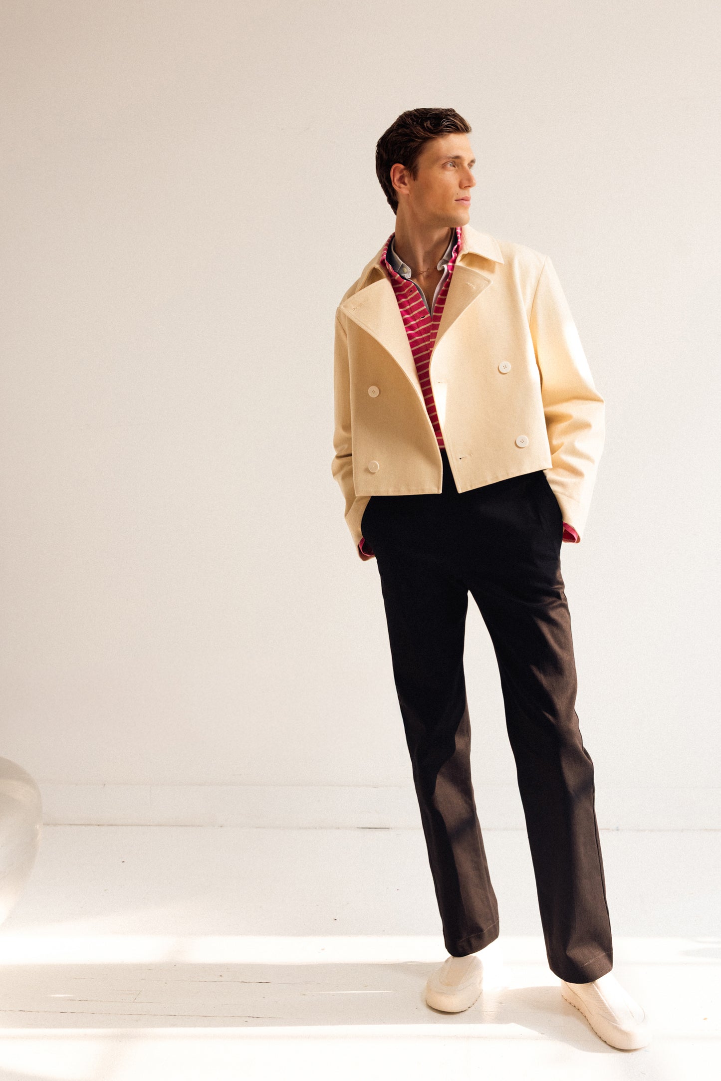 Avon peacoat in canvas