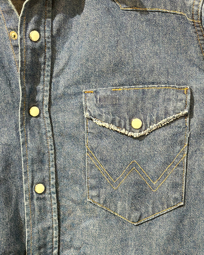 Vintage Denim Western Shirt