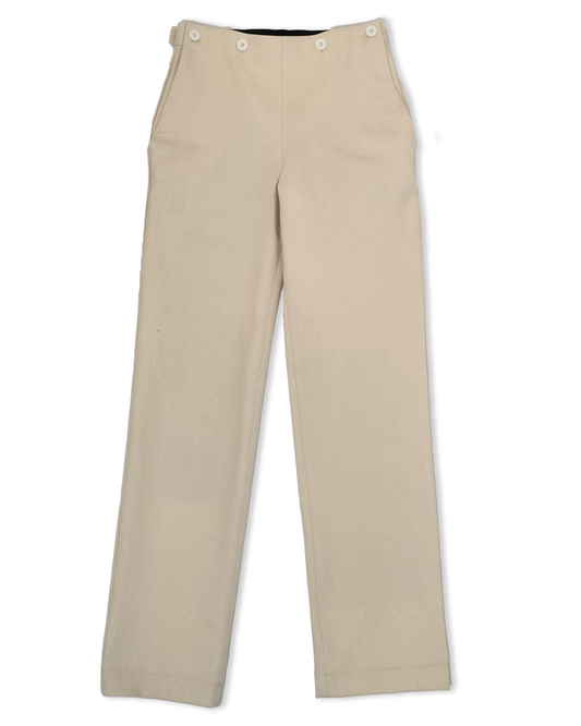 Frank pant in canvas denim