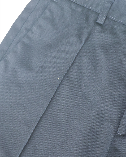 RE: Stitched crease trouser in navy