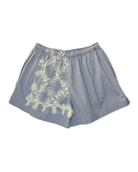 Pablo shorts in pinpoint oxford
