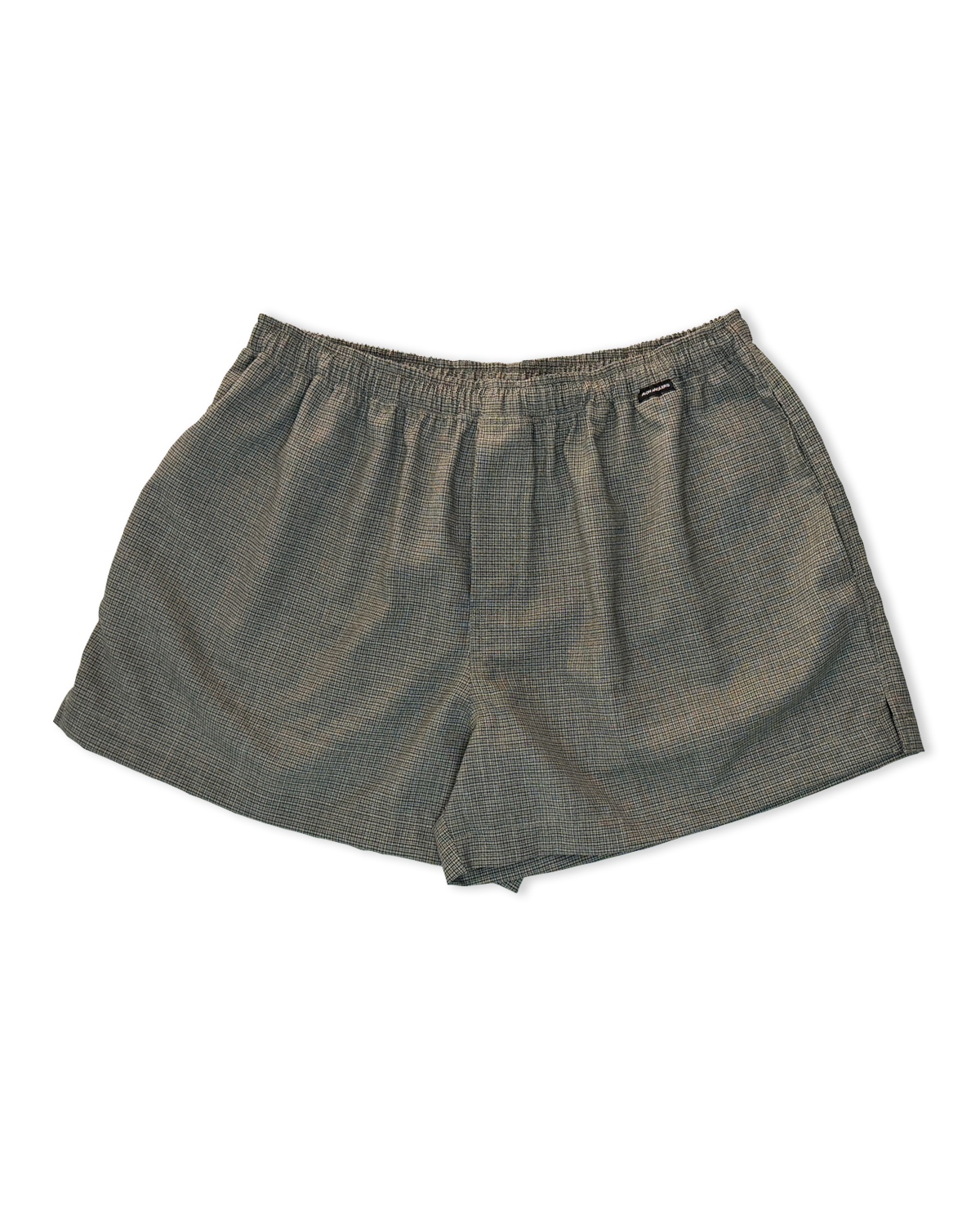 Pablo shorts in olive houndstooth