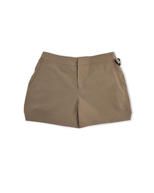 Mason short in khaki