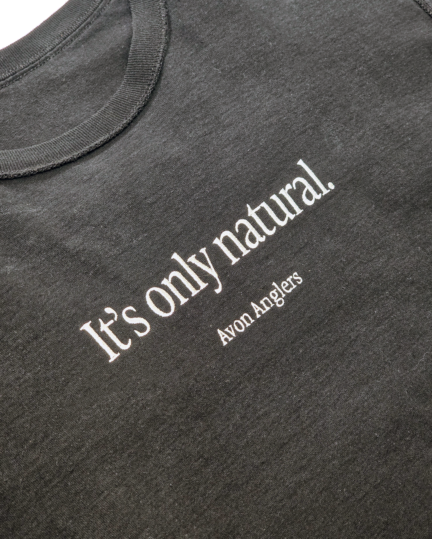 RE: embroidered 'natural' t-shirt