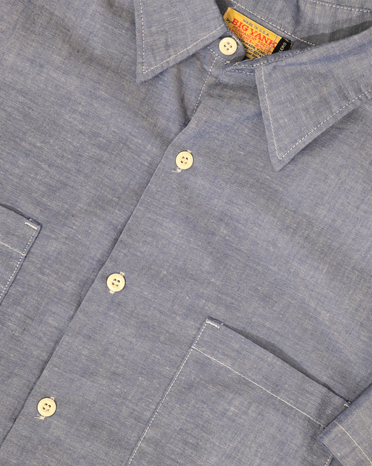 RE: Short sleeve chambray shirt
