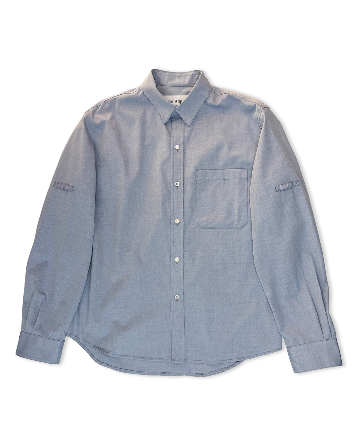 Field shirt in blue pinpoint oxford