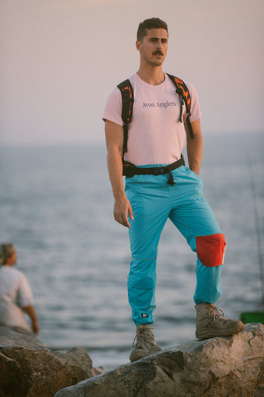 Frank Shorter Track Pant - Blue