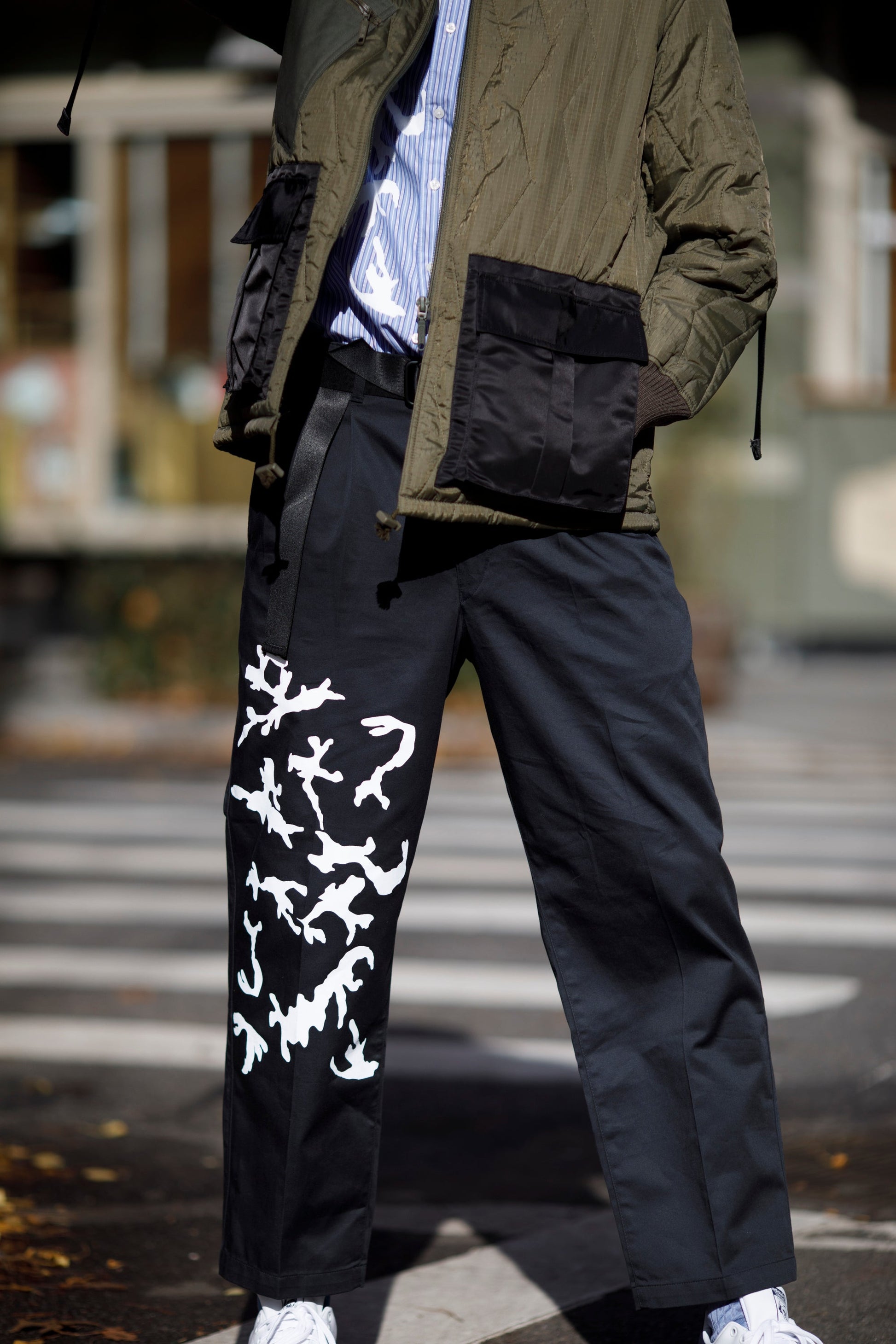 Louis Vuitton. Monogram Unisex Nylon Street Style Logo Cargo Pants. New.