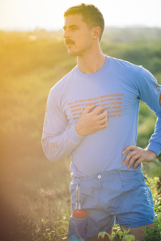 Woven Pleated Short - Blue Wash