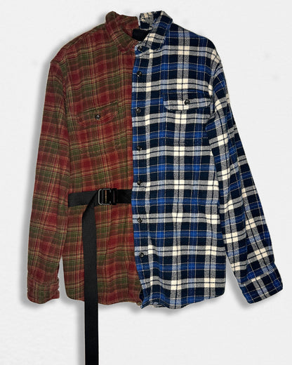 Spliced Heavy Flannel with Belt